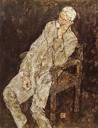 Egon Schiele Portrait of Johann Harms Spain oil painting artist